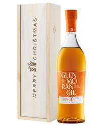 Glenmorangie Original Single Malt Whisky Christmas Gift In Wooden Box