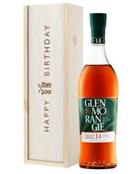 Glenmorangie Quinta Ruban Malt Whisky Birthday Gift In Wooden Box