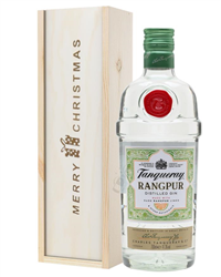 Tanqueray Rangpur Gin Christmas Gift In Wooden Box